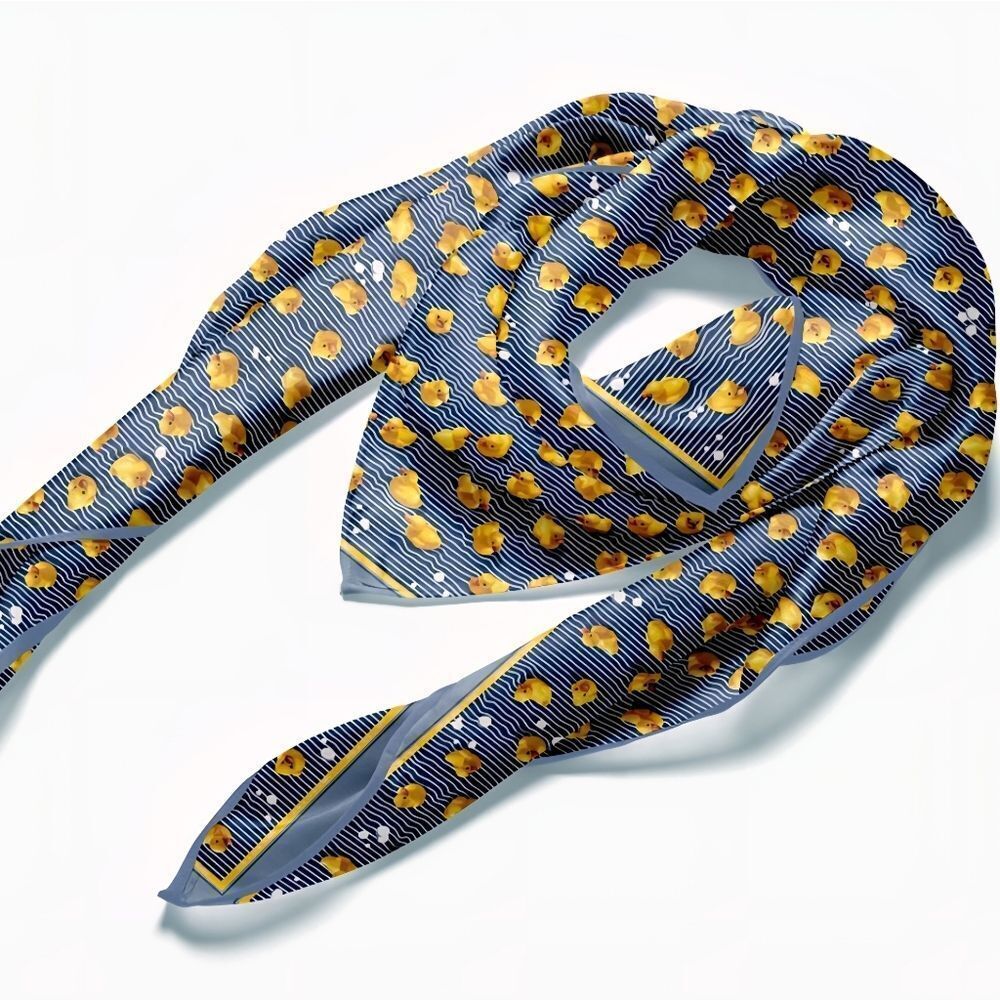 ZOX "YELLOW RUBBER DUCKY" LIMITED EDITION COLLECTIBLE DUCK SCARF BANDANA